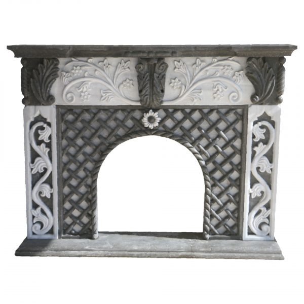 Glazed-polished-Black-Basalt-and-Marble-Fireplace-1.jpg