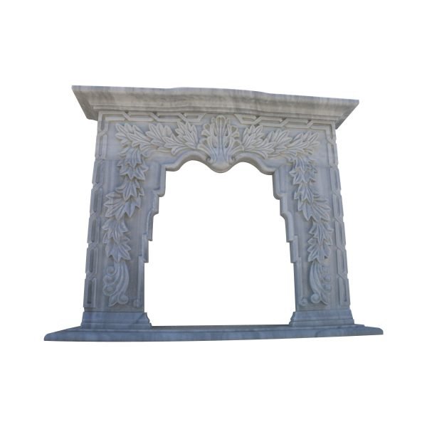 Glazed-polished--Fireplace