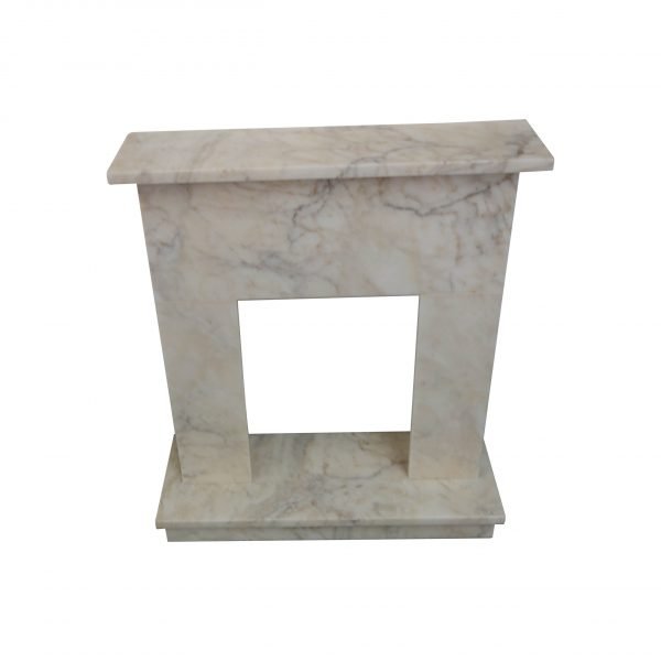 Afyon Sugar Marble Fireplace Surround - Image 2