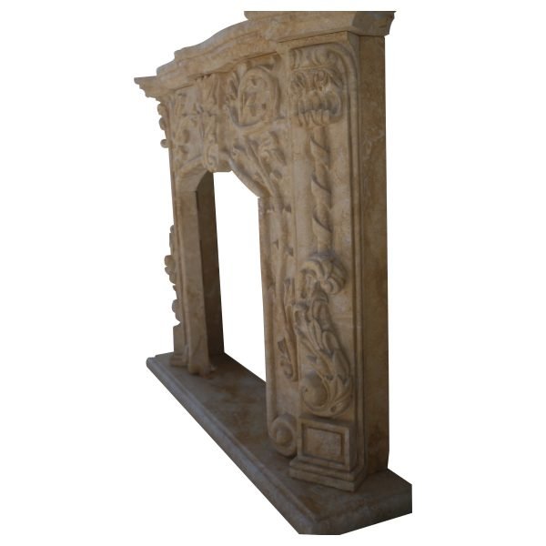 Dark Yellow Fireplace Surround - Image 4