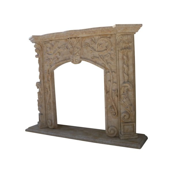 Dark Yellow Fireplace Surround - Image 3
