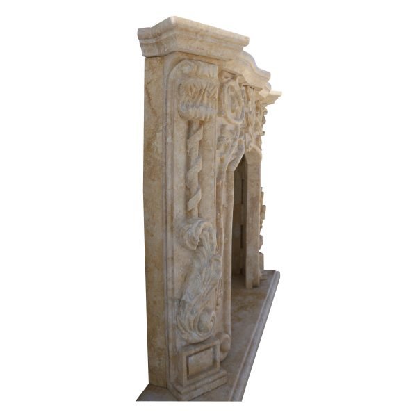 Dark Yellow Fireplace Surround - Image 2