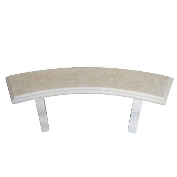 Light Yellow stone Bench